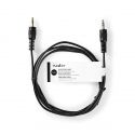 3 PZ. CAVO AUDIO AUX JACK 3,5 1,5 MT. stereo autoradio - smartphone - etc.