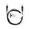 3 PZ. CAVO AUDIO AUX JACK 3,5 1,5 MT. stereo autoradio - smartphone - etc.