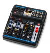 MIXER AUDIO PROFESSIONALE BLUETOOTH 4 CANALI USB DISPLAY CON EFFETTI DSP DJ KARAOKE