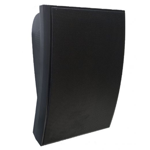 ALTOPARLANTE LINEA 100V 5W/20W PARETE MURO ESTERNO SLIM NERO COLONNA