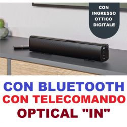 SOUNDBAR SMART TV DIGITALE HQ BLUETOOTH + INGRESSO OTTICO DIGITALE + USB optical