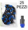 25 PEZZI CONNETTORE SPEAKON 4 PIN 4 POLI SPINA VOLANTE NL4