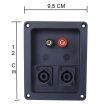 PANNELLO MORSETTIERA INCASSO 12 X 9,5 CM CASSE ACUSTICHE speakon piattina