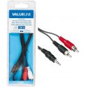 CAVO RCA JACK 3,5 MM 1 MT. IN BLISTER X COMPUTER CASSE AMPLIFICATE