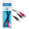 CAVO RCA JACK 3,5 MM 1 MT. IN BLISTER X COMPUTER CASSE AMPLIFICATE