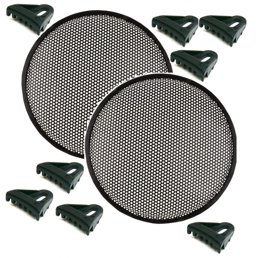 COPPIA GRIGLIA PROTEZIONE WOOFER ALTOPARLANTI 8" 21 CM RETINA CASSE ACUSTICHE COPPIA GRIGLIA PROTEZIONE WOOFER ALTOPARLANTI 8" 21 CM RETINA CASSE ACUSTICHE