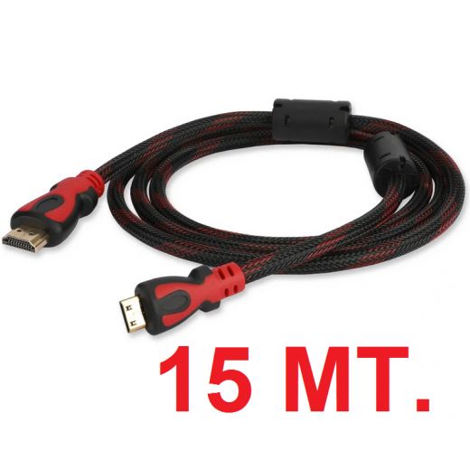 CAVO HDMI 15 METRI FULL HD 4K PER TV LED - PS4 PS5 ALTA QUALITA' - 3 mt