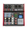 MIXER AUDIO PROFESSIONALE KARAOKE DJ BLUETOOTH + DISPLAY - USB + REGOLAZIONI