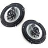 ALTOPARLANTI AUTO COASSIALI 3 VIE 16,5cm 6,5" UNIVERSALI SPORTELLO PANNELLO 200Wx2 PREDISPOSIZIONI
