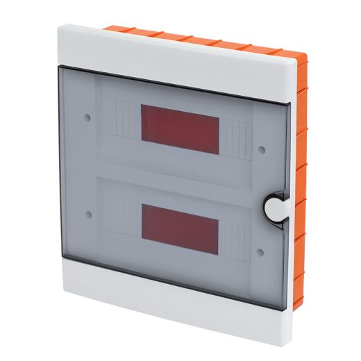 CENTRALINO INCASSO PARETE QUADRO ELETTRICO 24 MOD. DIN SPORTELLO IP40 35x31x10 cm