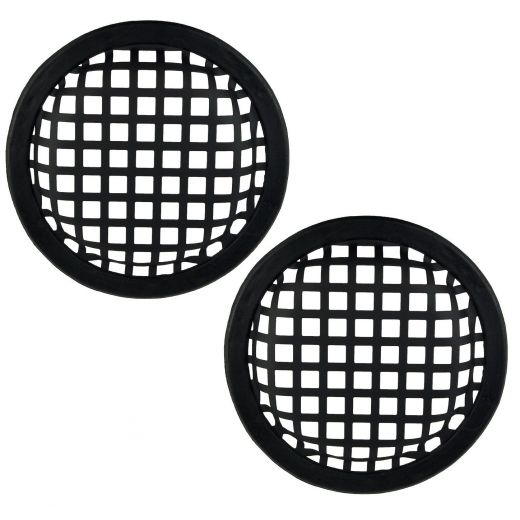 2 PEZZI GRIGLIA PER ALTOPARLANTE MIDRANGE 5" 12 13 CM IN METALLO
