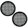 2 PEZZI GRIGLIA PER ALTOPARLANTE MIDRANGE 5" 12 13 CM IN METALLO