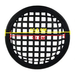 2 PEZZI GRIGLIA PER ALTOPARLANTE MIDRANGE 5" 12 13 CM IN METALLO