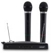 COPPIA MICROFONI WIRELESS FM SENZA FILO KARAOKE PARTY FESTE