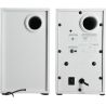 CASSE ACUSTICHE AMPLIFICATE MONITOR STUDIO BIANCHE 150W DIFFUSORI GAMING SCAFFALE