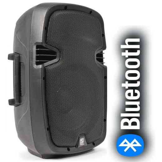 CASSA AMPLIFICATA BLUETOOTH 400W 10" DIFFUSORE MONITOR KARAOKE USB/SD