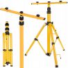 SUPPORTO LUCI STATIVO DJ CON 2 EFFETTI LUCE STROBO STROBOSCOPICHE