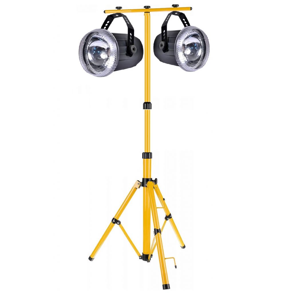 SUPPORTO LUCI STATIVO DJ CON 2 EFFETTI LUCE STROBO STROBOSCOPICHE