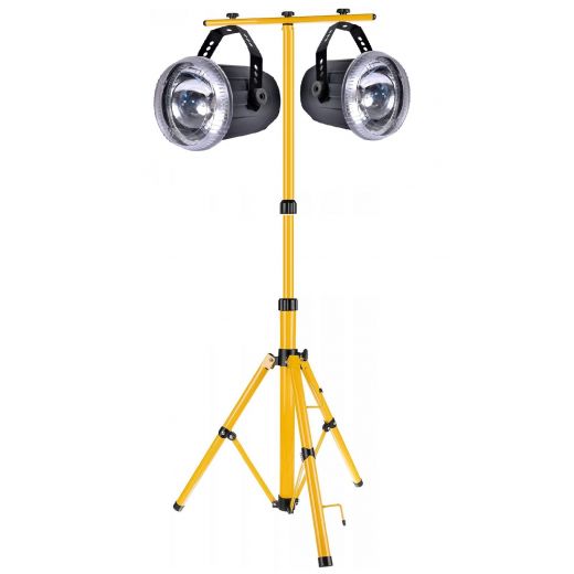 SUPPORTO LUCI STATIVO DJ CON 2 EFFETTI LUCE STROBO STROBOSCOPICHE