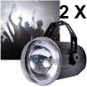 SUPPORTO LUCI STATIVO DJ CON 2 EFFETTI LUCE STROBO STROBOSCOPICHE
