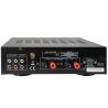 AMPLIFICATORE AUDIO KARAOKE STEREO 200W BLUETOOTH + USB/SD/FM E TELECOMANDO