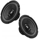 COPPIA WOOFER 16,5 cm 8 Ohm SOSP. MORBIDA 300W 165mm RICAMBIO CASSE ACUSTICHE