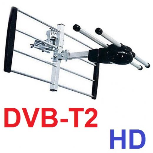 ANTENNA DVB-T2 DIGITALE TERRESTRE UHF 1080p HD PER CAMPER O CASA