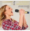 COPPIA MICROFONI WIRELESS ORO PROFESSIONALI UHF PALMARI GELATO SENZA FILI