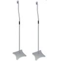 supporti da pavimento altoparlanti casse acustiche in acciaio regolabili da 84/110 Cm