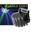 EFFETTO LUCE DJ LUCI PSICHEDELICHE LED RGB STROBO + DERBY all in one