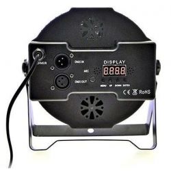 Set di effetti luci discoteca teatro 4 par 18 led rgb DMX + stand a "T" - 4