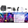 EFFETTO LUCE DISCOTECA DJ 2 IN 1 LASER + EFFETTO JELLY LUCI PSICHEDELICHE LED