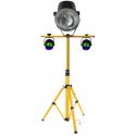 EFFETTI LUCE DISCOTECA LUCI PSICHEDELICHE IMPIANTO COMPLETO strobo + supporto + 2 jelly