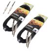 COPPIA CAVO AUDIO PROLUNGA 12 MT. X 2 -- JACK 6,3 MM MONO - JACK 6,3 MM MONO