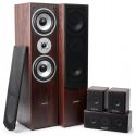 IMPIANTO AUDIO 510W HOME CINEMA 5.0 THEATRE SET CASSE PAVIMENTO PASSIVE