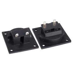 COPPIA MORSETTIERA CASSA ACUSTICA DA INCASSO VASCHETTA RICAMBIO A MOLLA 5x5 CM