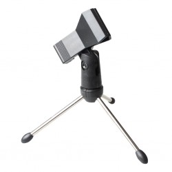 3 PZ. SUPPORTO MICROFONO DA TAVOLO BRACCIO METALLO PORTA MICROFONO + CLIP