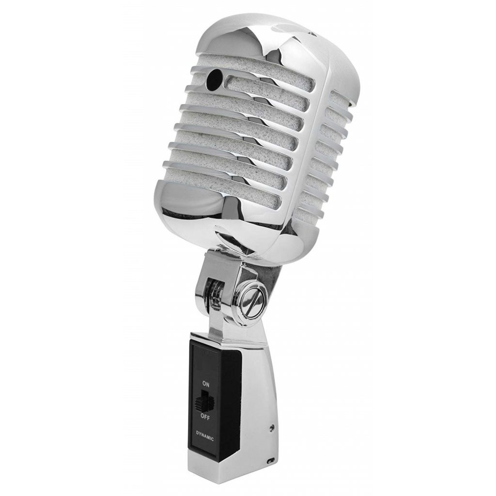 MICROFONO VINTAGE STILE "ELVIS" RETRO' STILE ANNI 50 KARAOKE PIANOBAR - 1 MICROFONO VINTAGE STILE "ELVIS" RETRO' STILE ANNI 50 KARAOKE PIANOBAR - 1