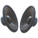 COPPIA WOOFER PROFESSIONALI 800w 15" pollici 38 CM 4 OHM art cps154