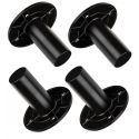4 PZ. ADATTATORE STATIVI CASSE ACUSTICHE BICCHIERE FLANGIA ø 3,5 CM PVC