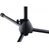 ASTA MICROFONICA PROFESSIONALE 1,3 MT. GIRAFFA PAVIMENTO BRACCIO ORIENTABILE pro series