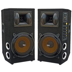 IMPIANTO AUDIO COMPLETO KARAOKE 600W DJ: casse amplificate + mixer + stativi