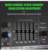 MIXER AMPLIFICATO DJ AUDIO 600W 6 canali MIXER ATTIVO BLUETOOTH + EFFETTI FX pianobar
