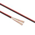 MATASSA CAVO AUDIO PIATTINA 2x0,75 mm BOBINA CCA rosso nero CASSE ALTOPARLANTI