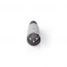 25 PZ. CONNETTORI ADATTATORI CANNON SPINA XLR 3 PIN M. MASCHIO x cavi audio