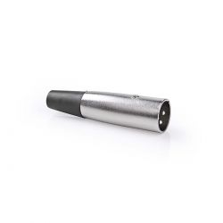 25 PZ. CONNETTORI ADATTATORI CANNON SPINA XLR 3 PIN M. MASCHIO x cavi audio