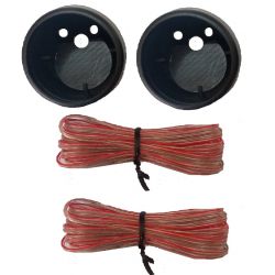 ALTOPARLANTI AUTO PREDISPOSIZIONE 450W: 2 WOOFER 16,5 Cm + TWEETER E CAVI