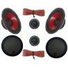 ALTOPARLANTI AUTO PREDISPOSIZIONE 450W: 2 WOOFER 16,5 Cm + TWEETER E CAVI