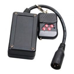TELECOMANDO WIRELESS MACCHINA FUMO SMOKE MACHINE RICEVITORE TRASMETTITORE 3 PIN XLR