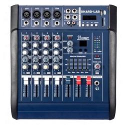 IMPIANTO AUDIO COMPLETO AMPLIFICATO 2 casse 15" + mixer attivo + 2 stativi e cavi